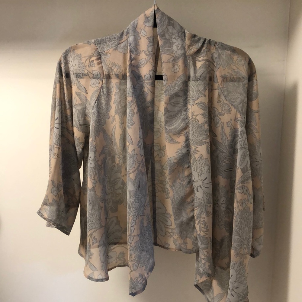 Smart Set Floral Chiffon Blouse